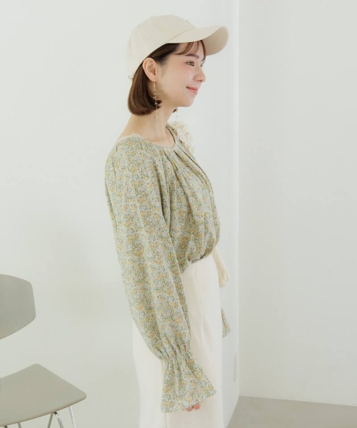 flower（フラワー）の「タックブルームブラウス（シャツ/ブラウス・レディース・パープル/イエロー・FREE）」の22枚目の写真