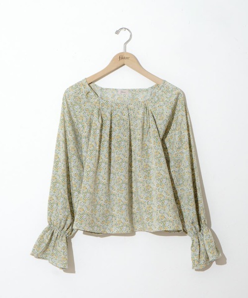 flower タックカラーブラウス 新品未使用 flower - flower タックカラーブラウス 新品未使用の通販 by