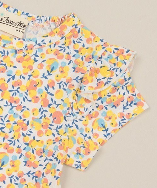 Love&Peace&Money(ラブアンドピースアンドマネー)の「cranberry半袖ワンピース(ワンピース・キッズ・ピンク/クリーム・80cm/90cm/100cm/110cm/120cm/130cm)」の6枚目の写真