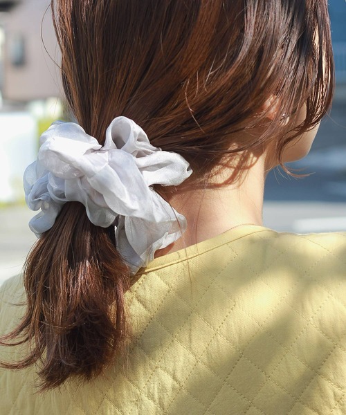 Crisp（クリスプ）の「シフォンシュシュ（シュシュ・レディース・グレー/ベージュ/パープル・FREE）」の13枚目の写真