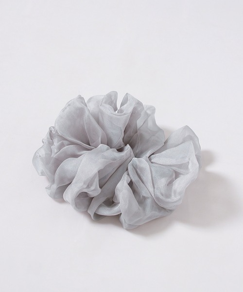 Crisp（クリスプ）の「シフォンシュシュ（シュシュ・レディース・グレー/ベージュ/パープル・FREE）」の5枚目の写真