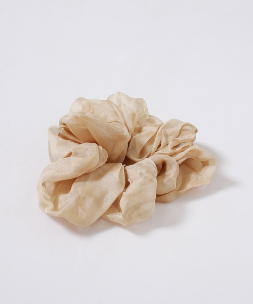 Crisp（クリスプ）の「シフォンシュシュ（シュシュ・レディース・グレー/ベージュ/パープル・FREE）」の4枚目の写真