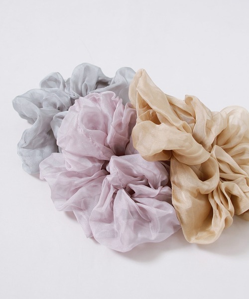 Crisp（クリスプ）の「シフォンシュシュ（シュシュ・レディース・グレー/ベージュ/パープル・FREE）」の14枚目の写真