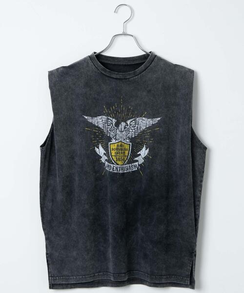 WEGO(ウィゴー)の「WEGO/ヴィンテージウォッシュタックノースリーブT(Tシャツ/カットソー・レディース・スミクロ/グレー系その他/マスタード/その他1・FREE)」の17枚目の写真