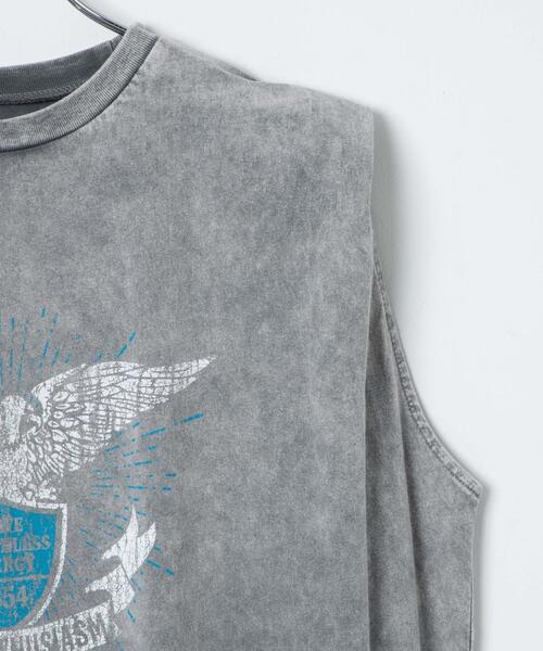 WEGO(ウィゴー)の「WEGO/ヴィンテージウォッシュタックノースリーブT(Tシャツ/カットソー・レディース・スミクロ/グレー系その他/マスタード/その他1・FREE)」の20枚目の写真