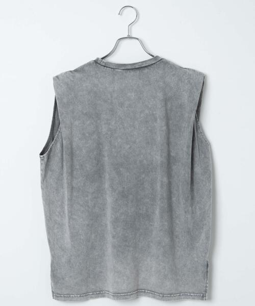 WEGO(ウィゴー)の「WEGO/ヴィンテージウォッシュタックノースリーブT(Tシャツ/カットソー・レディース・スミクロ/グレー系その他/マスタード/その他1・FREE)」の22枚目の写真