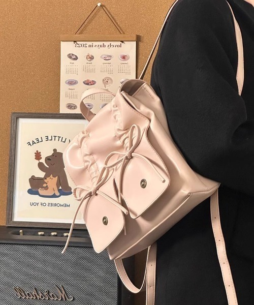 LAC-VERT（ラック・ヴェール）の「リボンスクエアリュック（バック