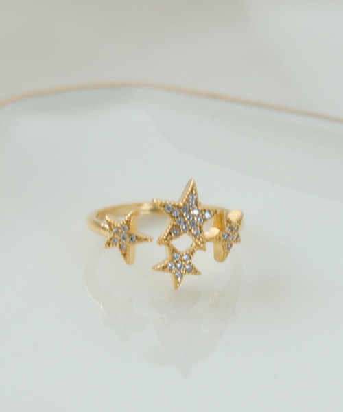 Three Four Time（ｽﾘｰﾌｫｰﾀｲﾑ）の「スターリング#13（リング・レディース・ゴールド/シルバー・#13）」の4枚目の写真