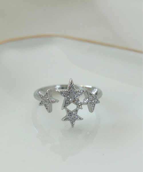 Three Four Time（ｽﾘｰﾌｫｰﾀｲﾑ）の「スターリング#13（リング・レディース・ゴールド/シルバー・#13）」の3枚目の写真