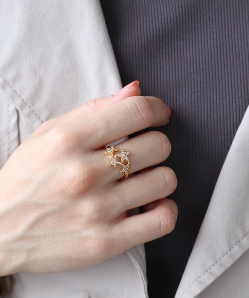 Three Four Time（ｽﾘｰﾌｫｰﾀｲﾑ）の「スターリング#13（リング・レディース・ゴールド/シルバー・#13）」の13枚目の写真