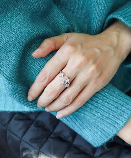 Three Four Time（ｽﾘｰﾌｫｰﾀｲﾑ）の「スターリング#13（リング・レディース・ゴールド/シルバー・#13）」の9枚目の写真