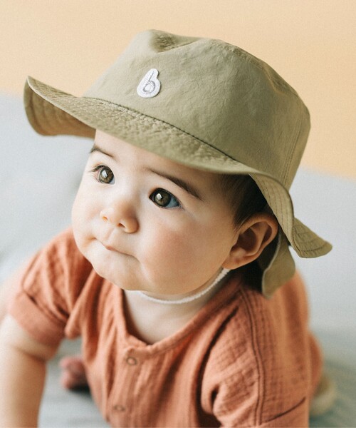 こども ビームス（コドモビームス）の「こども ビームス / ベビー バケットハット（44～48cm）（ハット・キッズ・ライトグレー/ブルー系その他/ベージュ・44-46/46-48）」の13枚目の写真