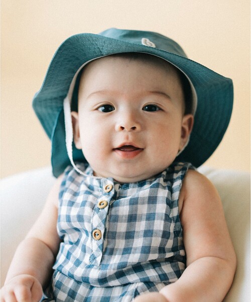 こども ビームス（コドモビームス）の「こども ビームス / ベビー バケットハット（44～48cm）（ハット・キッズ・ライトグレー/ブルー系その他/ベージュ・44-46/46-48）」の19枚目の写真
