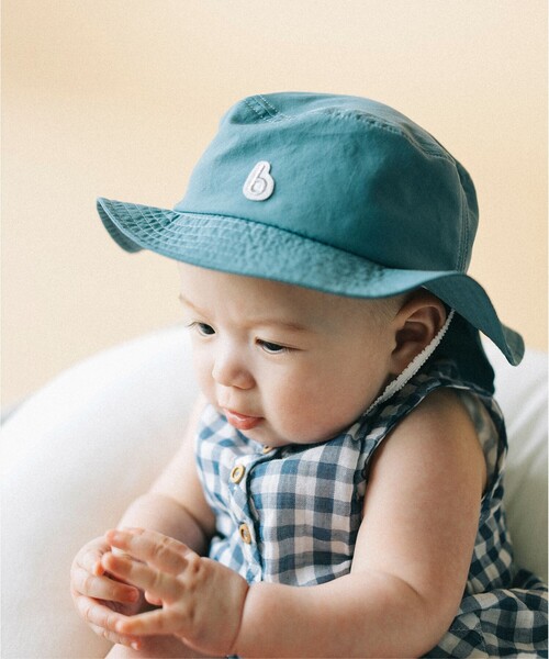 こども ビームス（コドモビームス）の「こども ビームス / ベビー バケットハット（44～48cm）（ハット・キッズ・ライトグレー/ブルー系その他/ベージュ・44-46/46-48）」の20枚目の写真