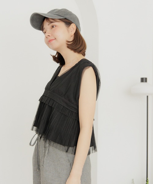 flower（フラワー）の「カジュアルロゴキャップ（キャップ・レディース・ブラック・FREE）」の21枚目の写真