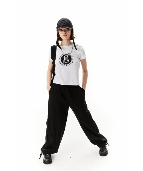 SCULPTOR（スカルプター）の「Varsity Logo Tee/バーシティロゴティー（Tシャツ/カットソー・レディース・ホワイト/ブラック・SMALL/MEDIUM）」の5枚目の写真