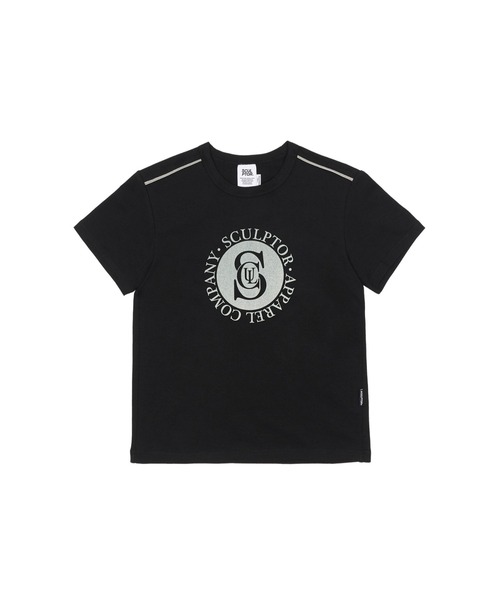 SCULPTOR（スカルプター）の「Varsity Logo Tee/バーシティロゴティー（Tシャツ/カットソー・レディース・ホワイト/ブラック・SMALL/MEDIUM）」の9枚目の写真