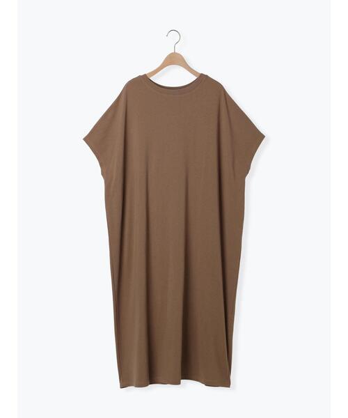 Samansa Mos2(サマンサ モスモス)の「【Sサイズ WEB限定】【抗菌防臭】風が通る涼しげカットワンピース(ワンピース・レディース・チャコールグレー/モカ/サックスブルー・M/S)」の21枚目の写真