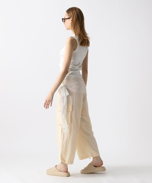 FOREVER 21（フォーエバー トゥエンティーワン）の「【2024SS】ナイロンカーゴパンツ（カーゴパンツ・レディース・グレー/ブラック/ピンク/イエロー・FREE）」の22枚目の写真