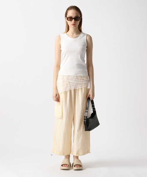 FOREVER 21（フォーエバー トゥエンティーワン）の「【2024SS】ナイロンカーゴパンツ（カーゴパンツ・レディース・グレー/ブラック/ピンク/イエロー・FREE）」の21枚目の写真