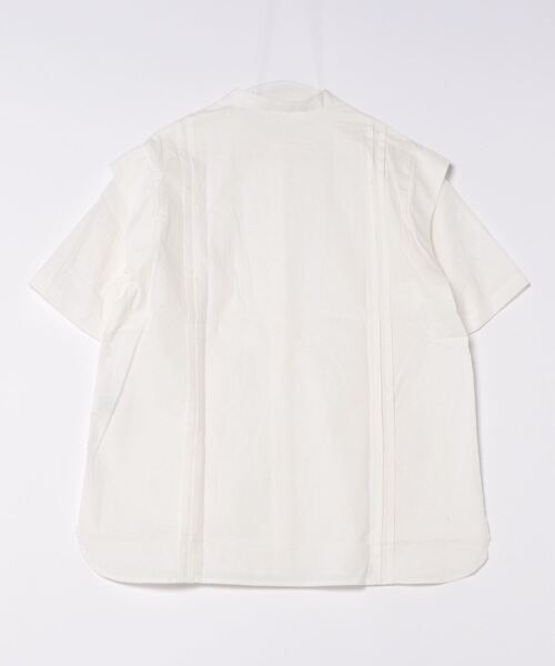 notch.(ノッチ)の「ショルダータックブラウス(シャツ/ブラウス・レディース・ブラック/ホワイト・M)」の3枚目の写真