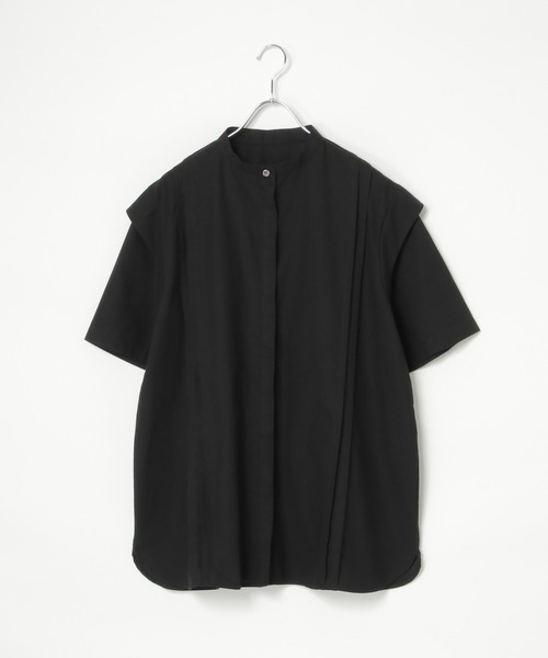 notch.(ノッチ)の「ショルダータックブラウス(シャツ/ブラウス・レディース・ブラック/ホワイト・M)」の21枚目の写真