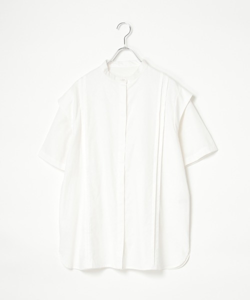 notch.(ノッチ)の「ショルダータックブラウス(シャツ/ブラウス・レディース・ブラック/ホワイト・M)」の22枚目の写真