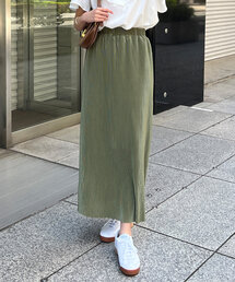 Chez toi | 【マイナス３キロ見え】プリーツナロースカート(スカート)