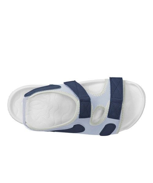 NIKE（ナイキ）の「NIKE/ナイキ キッズ サンダル ナイキ サンレイアジャスト6 GS DX5544-003（サンダル・キッズ・ホワイト×ネイビー・24.0cm/20.0cm/23.0cm/22.0cm/21.0cm）」の4枚目の写真