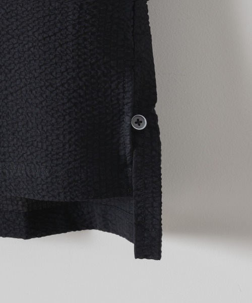 DOOPZ(ドープス)の「D/P Seersucker Shirt - ダブルポケットシアサッカーシャツ(シャツ/ブラウス・メンズ・グリーン/ブラック・SMALL/MEDIUM/LARGE)」の7枚目の写真