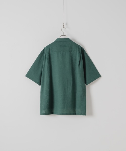 DOOPZ(ドープス)の「D/P Seersucker Shirt - ダブルポケットシアサッカーシャツ(シャツ/ブラウス・メンズ・グリーン/ブラック・SMALL/MEDIUM/LARGE)」の11枚目の写真
