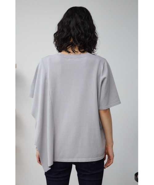 AZUL by moussy（アズールバイマウジー）の「サイドラッフルニットトップス（シャツワンピース・レディース・ブラック/グレー/ミント・FREE）」の20枚目の写真