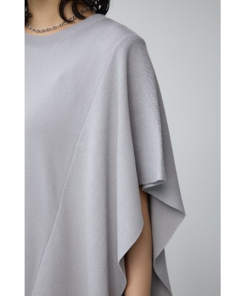 AZUL by moussy（アズールバイマウジー）の「サイドラッフルニットトップス（シャツワンピース・レディース・ブラック/グレー/ミント・FREE）」の22枚目の写真