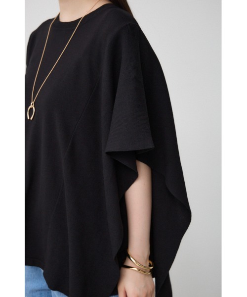 AZUL by moussy（アズールバイマウジー）の「サイドラッフルニットトップス（シャツワンピース・レディース・ブラック/グレー/ミント・FREE）」の12枚目の写真