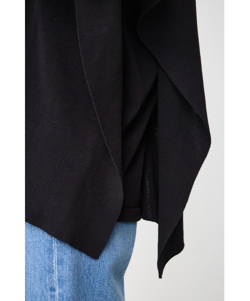 AZUL by moussy（アズールバイマウジー）の「サイドラッフルニットトップス（シャツワンピース・レディース・ブラック/グレー/ミント・FREE）」の13枚目の写真