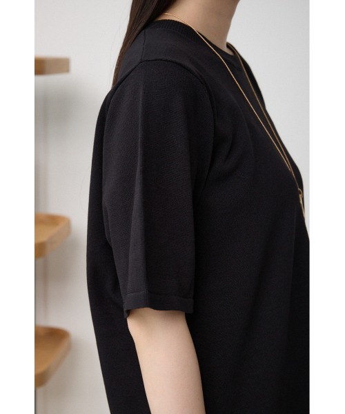 AZUL by moussy（アズールバイマウジー）の「サイドラッフルニットトップス（シャツワンピース・レディース・ブラック/グレー/ミント・FREE）」の14枚目の写真