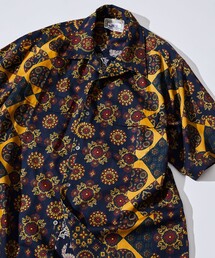 FREAK'S STORE | FREAK’S STORE/フリークスストア インド製 リラックスフィット バティック柄プリント ショートスリーブ オープンカラーシャツ(シャツ/ブラウス)