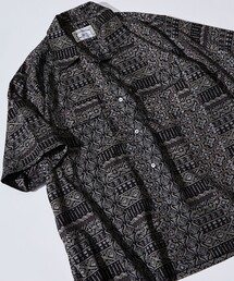FREAK'S STORE | FREAK’S STORE/フリークスストア インド製 リラックスフィット バティック柄プリント ショートスリーブ オープンカラーシャツ(シャツ/ブラウス)