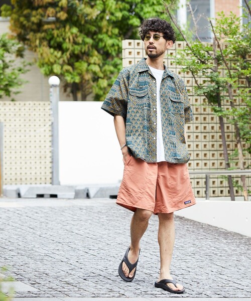 FREAK'S STORE（フリークスストア）の「FREAK’S STORE/フリークスストア インド製 リラックスフィット バティック柄プリント ショートスリーブ オープンカラーシャツ（シャツ/ブラウス・メンズ・ブラック/オフホワイト/グリーン/ネイビー・MEDIUM/LARGE）」の15枚目の写真