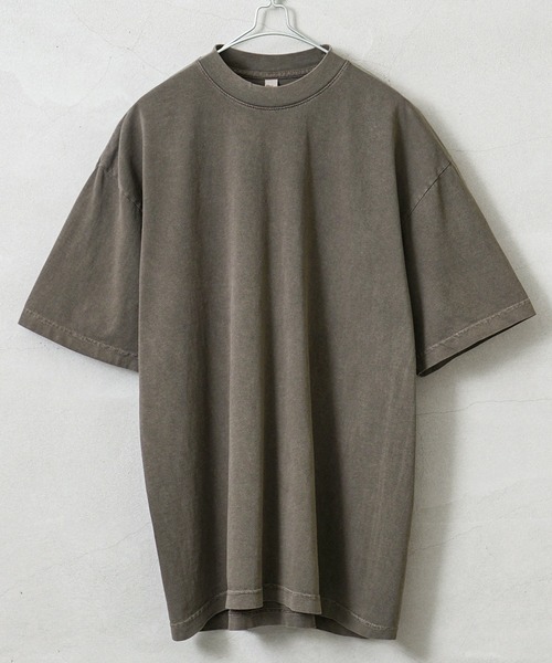 WAIPER.inc（ワイパーインク）の「S/S Pigment Dye Crew Neck 6.5oz　1801GDPG（Tシャツ/カットソー・メンズ・グレー/パープル/ピンク/タン/ブラウン/ブラック・L/M/XL/S）」の4枚目の写真