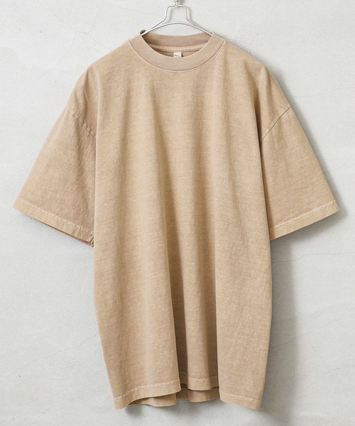 WAIPER.inc（ワイパーインク）の「S/S Pigment Dye Crew Neck 6.5oz　1801GDPG（Tシャツ/カットソー・メンズ・グレー/パープル/ピンク/タン/ブラウン/ブラック・L/M/XL/S）」の6枚目の写真