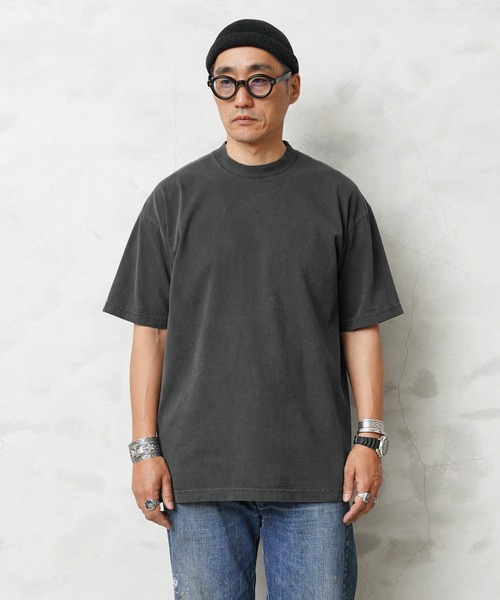 WAIPER.inc（ワイパーインク）の「S/S Pigment Dye Crew Neck 6.5oz　1801GDPG（Tシャツ/カットソー・メンズ・グレー/パープル/ピンク/タン/ブラウン/ブラック・L/M/XL/S）」の10枚目の写真
