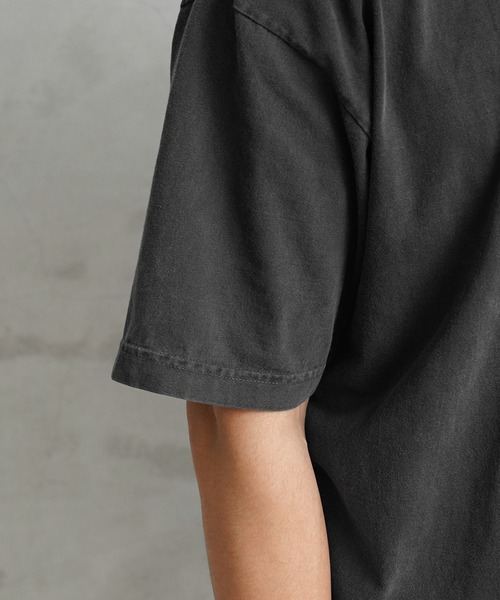 WAIPER.inc（ワイパーインク）の「S/S Pigment Dye Crew Neck 6.5oz　1801GDPG（Tシャツ/カットソー・メンズ・グレー/パープル/ピンク/タン/ブラウン/ブラック・L/M/XL/S）」の12枚目の写真