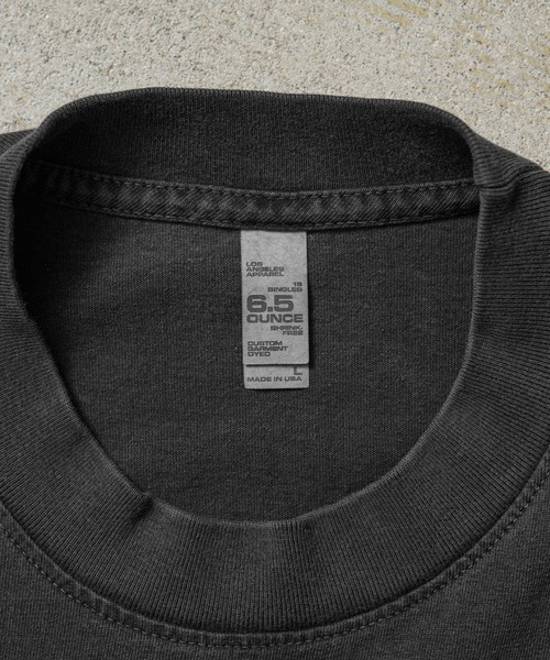 WAIPER.inc（ワイパーインク）の「S/S Pigment Dye Crew Neck 6.5oz　1801GDPG（Tシャツ/カットソー・メンズ・グレー/パープル/ピンク/タン/ブラウン/ブラック・L/M/XL/S）」の13枚目の写真