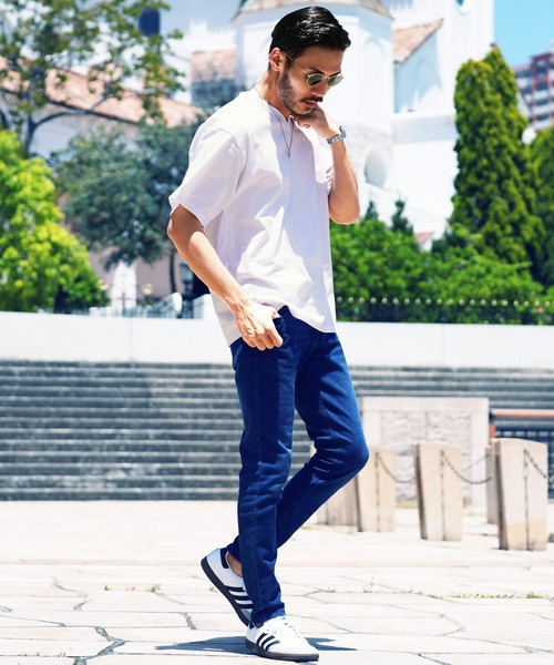 jiggys shop(ジギーズショップ)の「Vネック汗じみ防止 汗プルーフ半袖Tシャツ(Tシャツ/カットソー・メンズ・ホワイト/チャコールグレー/ブラック/グレー系その他・MEDIUM/LARGE/X-LARGE)」の12枚目の写真