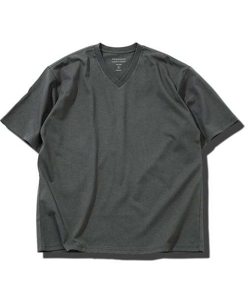 jiggys shop(ジギーズショップ)の「Vネック汗じみ防止 汗プルーフ半袖Tシャツ(Tシャツ/カットソー・メンズ・ホワイト/チャコールグレー/ブラック/グレー系その他・MEDIUM/LARGE/X-LARGE)」の8枚目の写真
