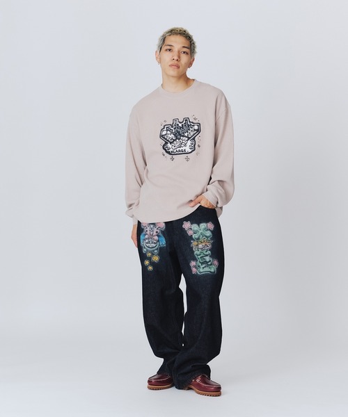 XLARGE（エクストララージ）の「PAINTING DENIM PANTS（デニムパンツ