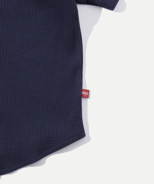 WHO'S WHO gallery（フーズフーギャラリー）の「【KOOKY'N/クーキー】BRONXワッフルシャツ（シャツ/ブラウス・メンズ・アイボリー/ブラック/ネイビー/オレンジ・FREE）」の17枚目の写真