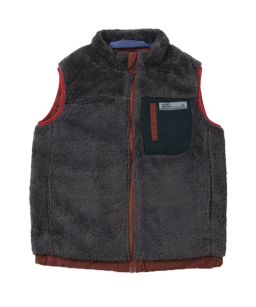 KRIFF MAYER Kid's Collection（クリフメイヤーキッズコレクション）の「ひっくりベスト（ベスト・キッズ・カーキ/アイボリー/チャコール/キャメル・170/150/140/130/120/160）」の16枚目の写真