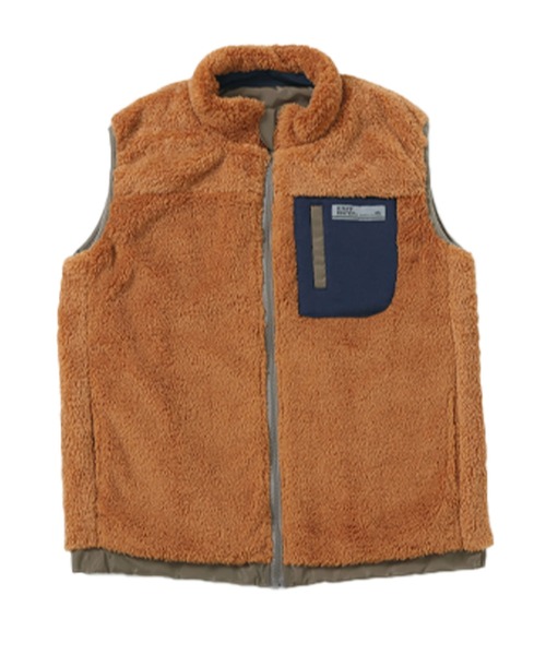 KRIFF MAYER Kid's Collection（クリフメイヤーキッズコレクション）の「ひっくりベスト（ベスト・キッズ・カーキ/アイボリー/チャコール/キャメル・170/150/140/130/120/160）」の18枚目の写真